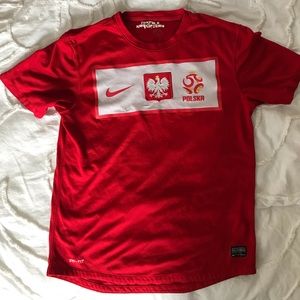 Poland 2012 Away Soccer Kit
